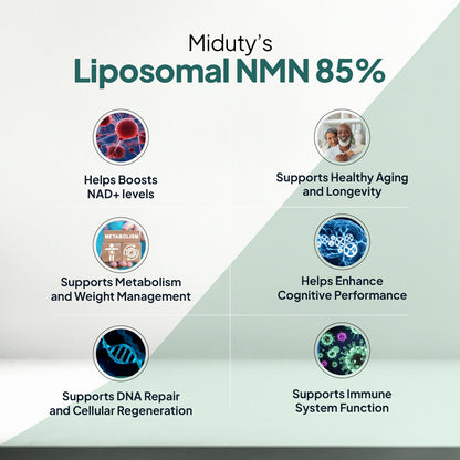 Miduty by Palak Notes Liposomal Glutathione 85% Capsules - Distacart