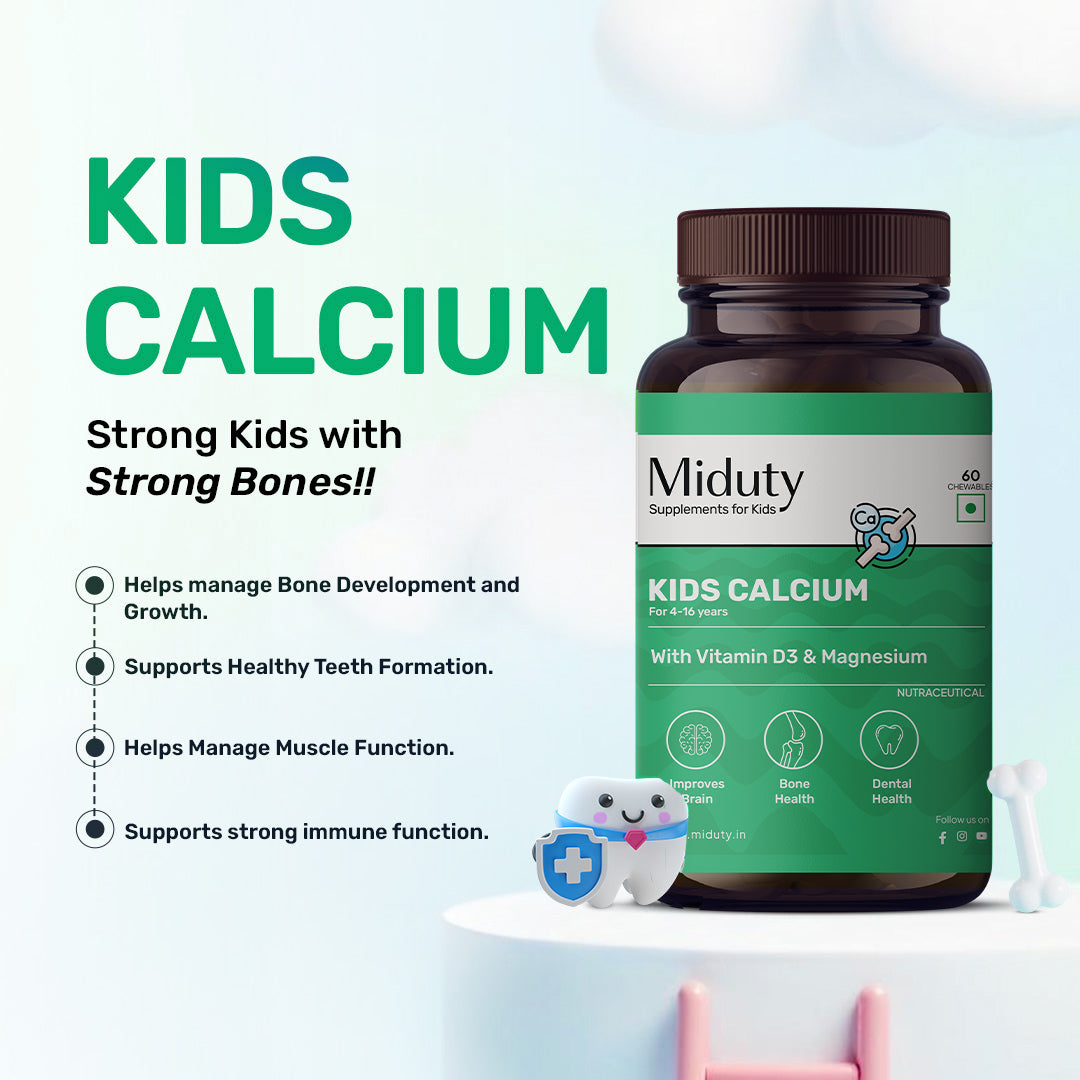 Miduty by Palak Notes Kids Calcium Chewables