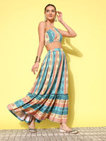 Thumbnail for Ahalyaa Women Ethnic Printed Co-Ords - Distacart