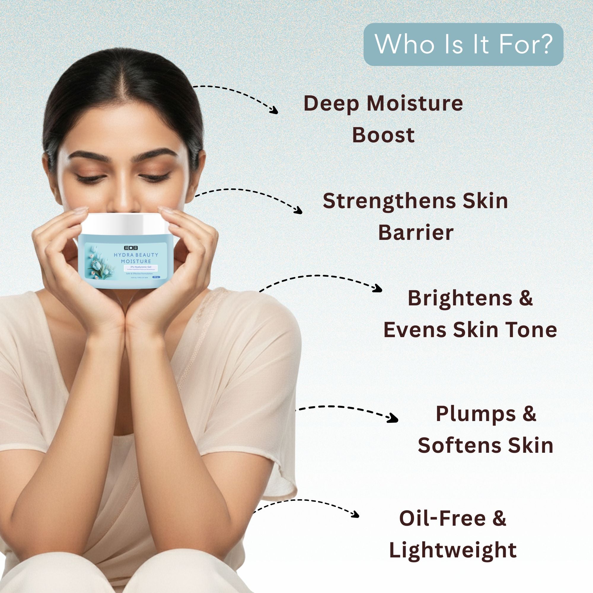 EOB Hydra Beauty Moisture 3% Hyaluronic Acid - Distacart