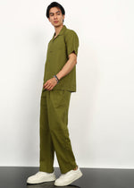 Thumbnail for Fabmade Olive Still Co-Ord Set - Distacart