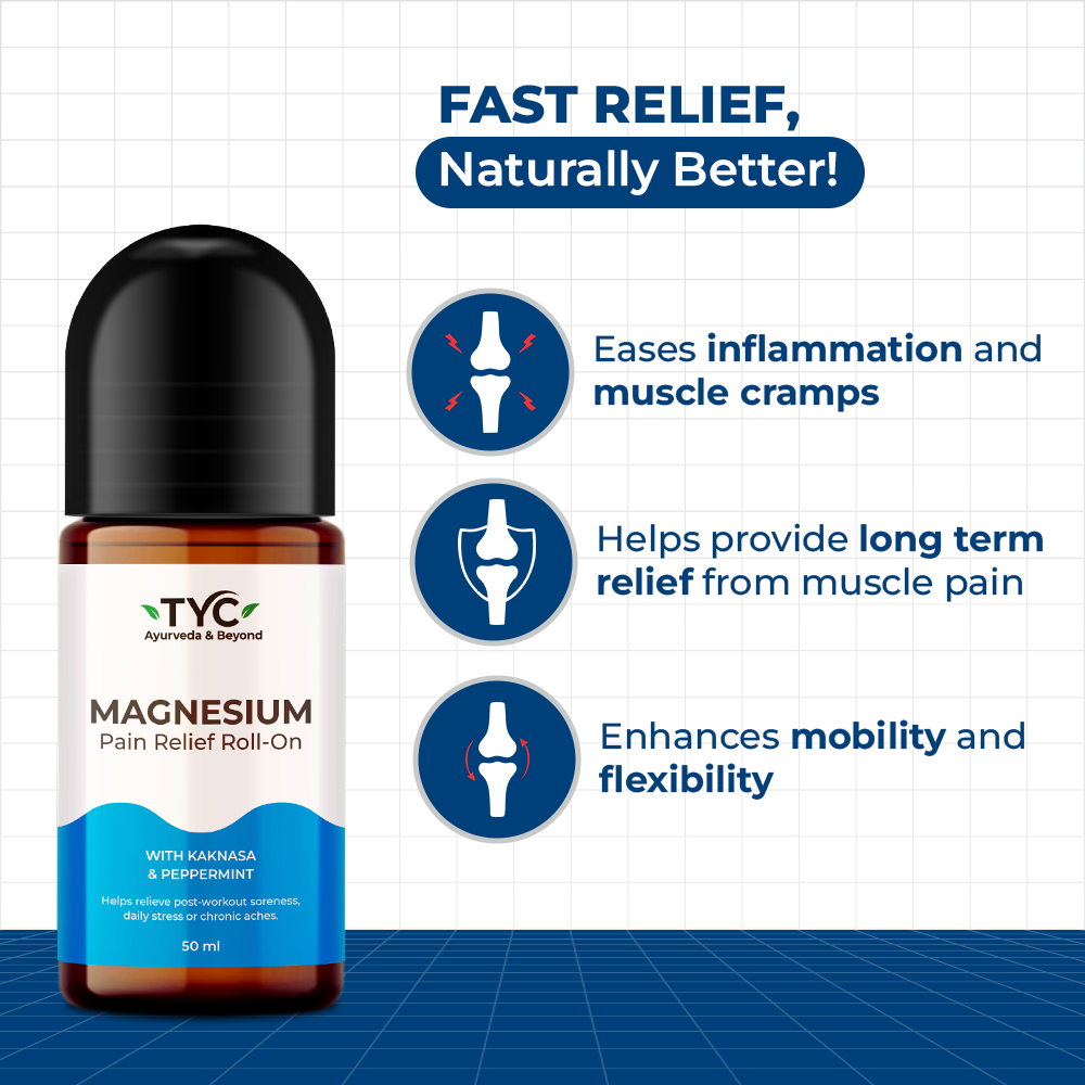 TYC Magnesium Pain Relief Roll On - Dista