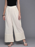 Thumbnail for Ahalyaa Embroidered Ethnic Palazzos - Distacart