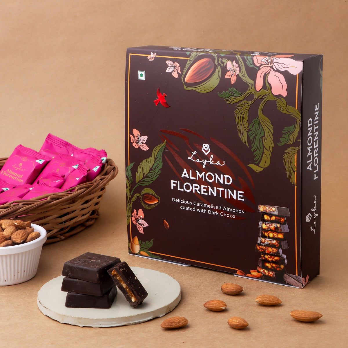 Loyka Almond Florentine 12 pcs Box