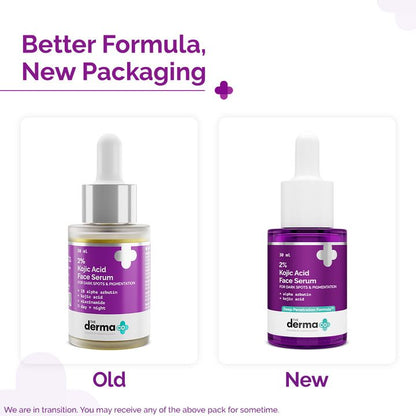 The Derma Co 2% Kojic Acid Face Serum with 1% Alpha Arbutin & Niacinamide - Distacart