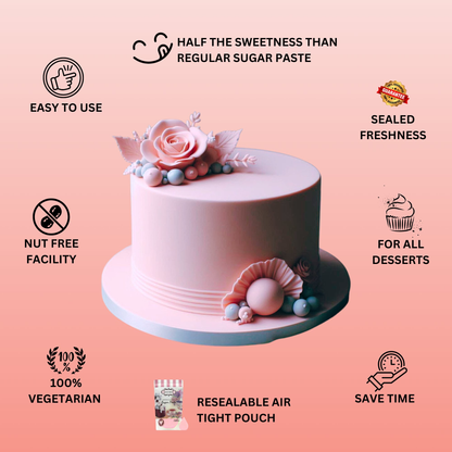 blush pink sugarpaste 1 kg