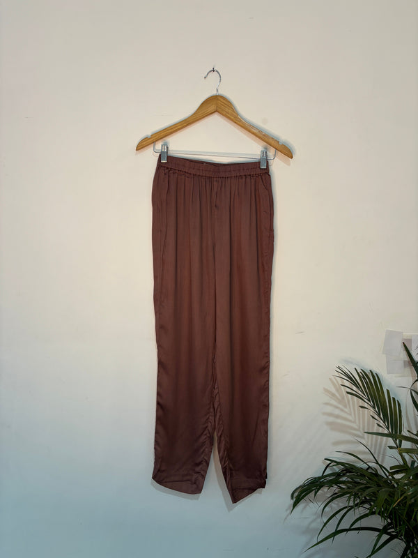 trueBrowns Brown Straight Kurta Set