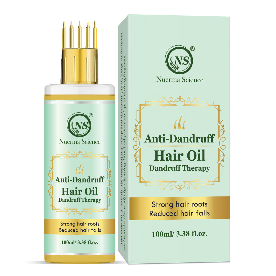 Nuerma Science Anti-Dandruff Oil | Rejuvenate Your Scalp, Rediscover Confidence - Distacart