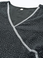 Thumbnail for Ahalyaa Printed Angrakha Gotta Patti Kurta With Palazzos - Distacart