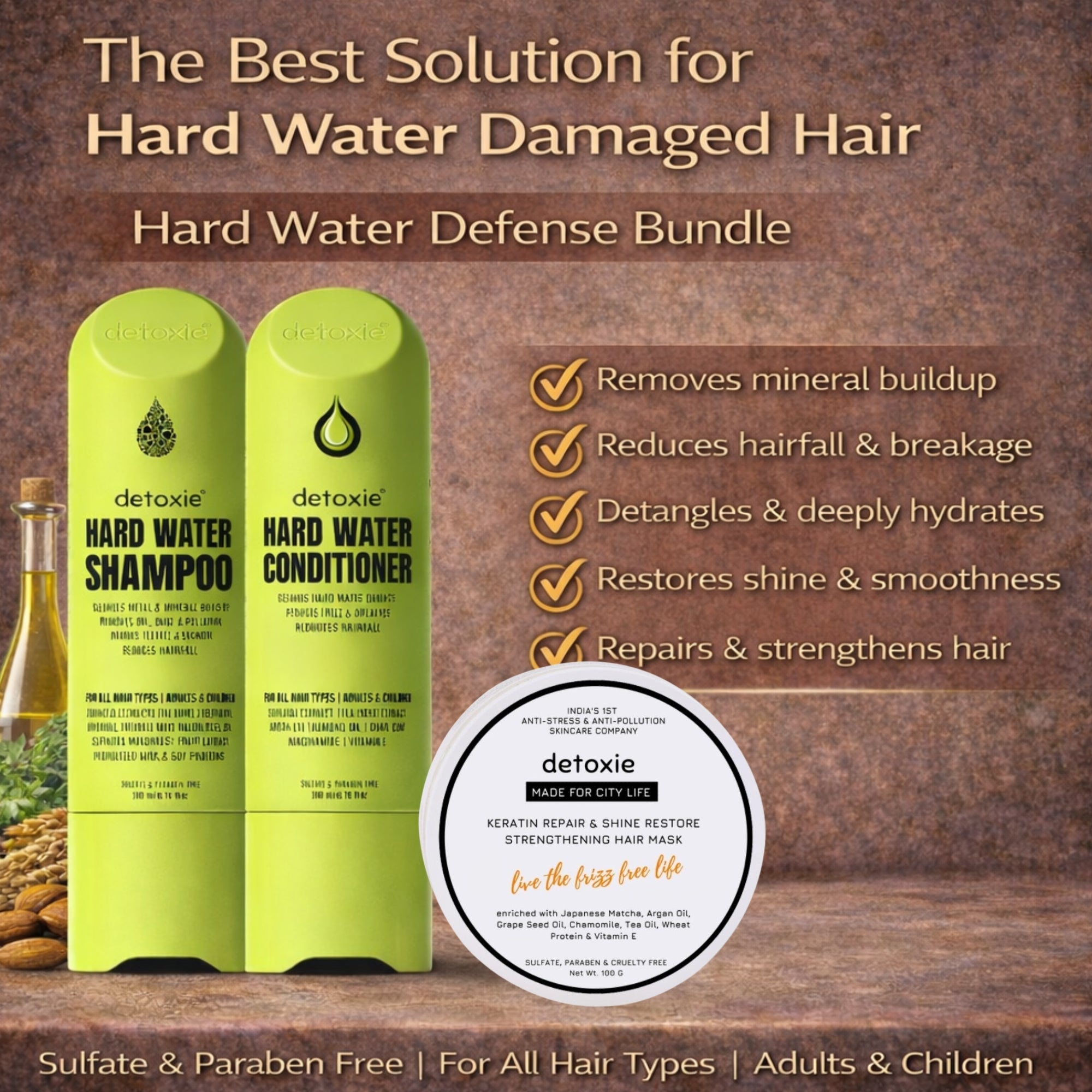 Detoxie Hard Water Defense Bundle - Distacart