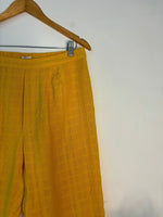 Thumbnail for trueBrowns Mustard Gauze Dobby Pant