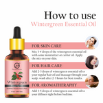 Thumbnail for Nuerma Science Pure Wintergreen Essential Oil For Skin, Body & Hair Care