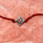 Thumbnail for trueBrowns 925 Sterling Silver Textured Om Thread Rakhi - Distacart