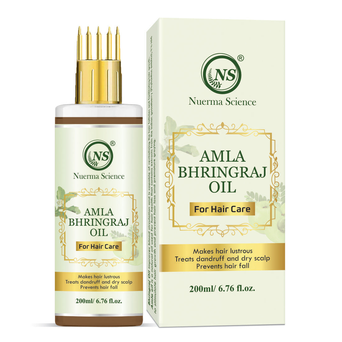 Nuerma Science Amla Bhringraj Hair Oil | Scalp Nourishment & Natural Conditioning - Distacart