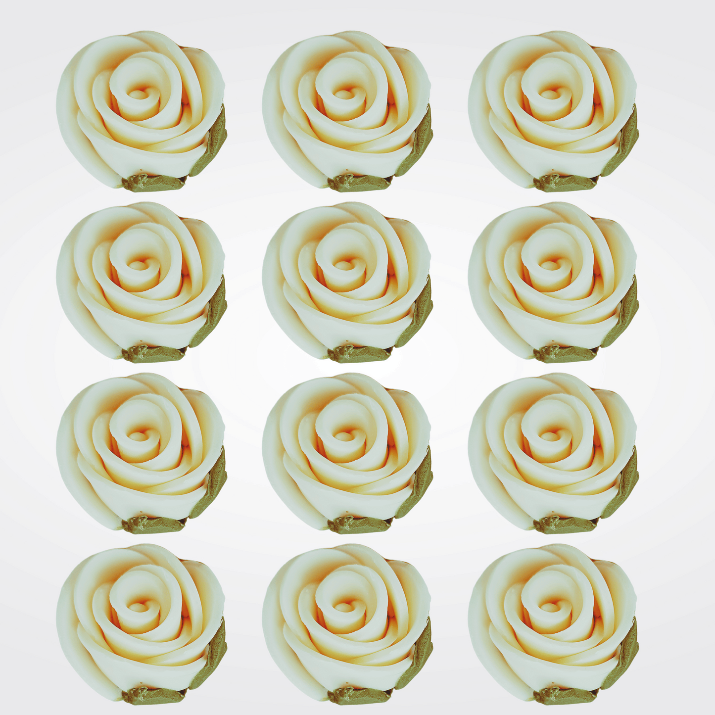 sugar roses for cake cupcake decoration ivory 120 gms