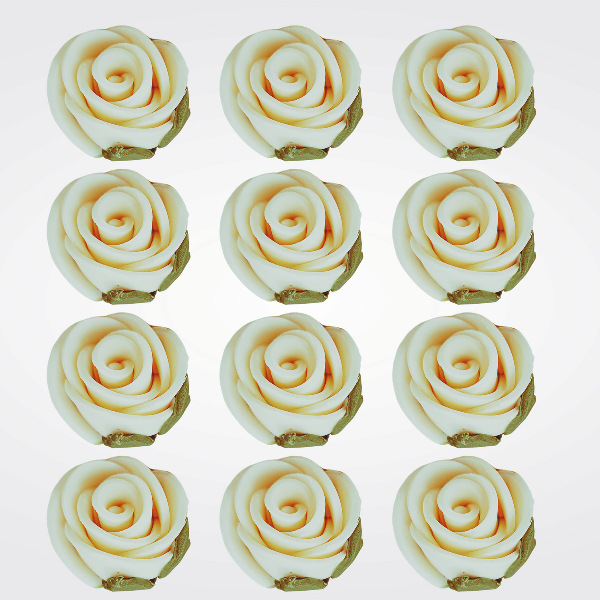 sugar roses for cake cupcake decoration ivory 120 gms