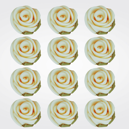 sugar roses for cake cupcake decoration ivory 120 gms
