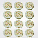 Thumbnail for sugar roses for cake cupcake decoration ivory 120 gms