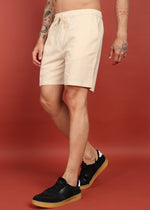 Thumbnail for Fabmade Men Beige Cotton Regular Shorts - Distacart
