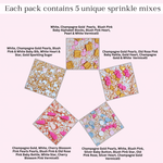 Thumbnail for confect girls baby shower sprinkles mix heart teddy baby feed bottle baby feet sprinkles pack of 5 baby shower 17