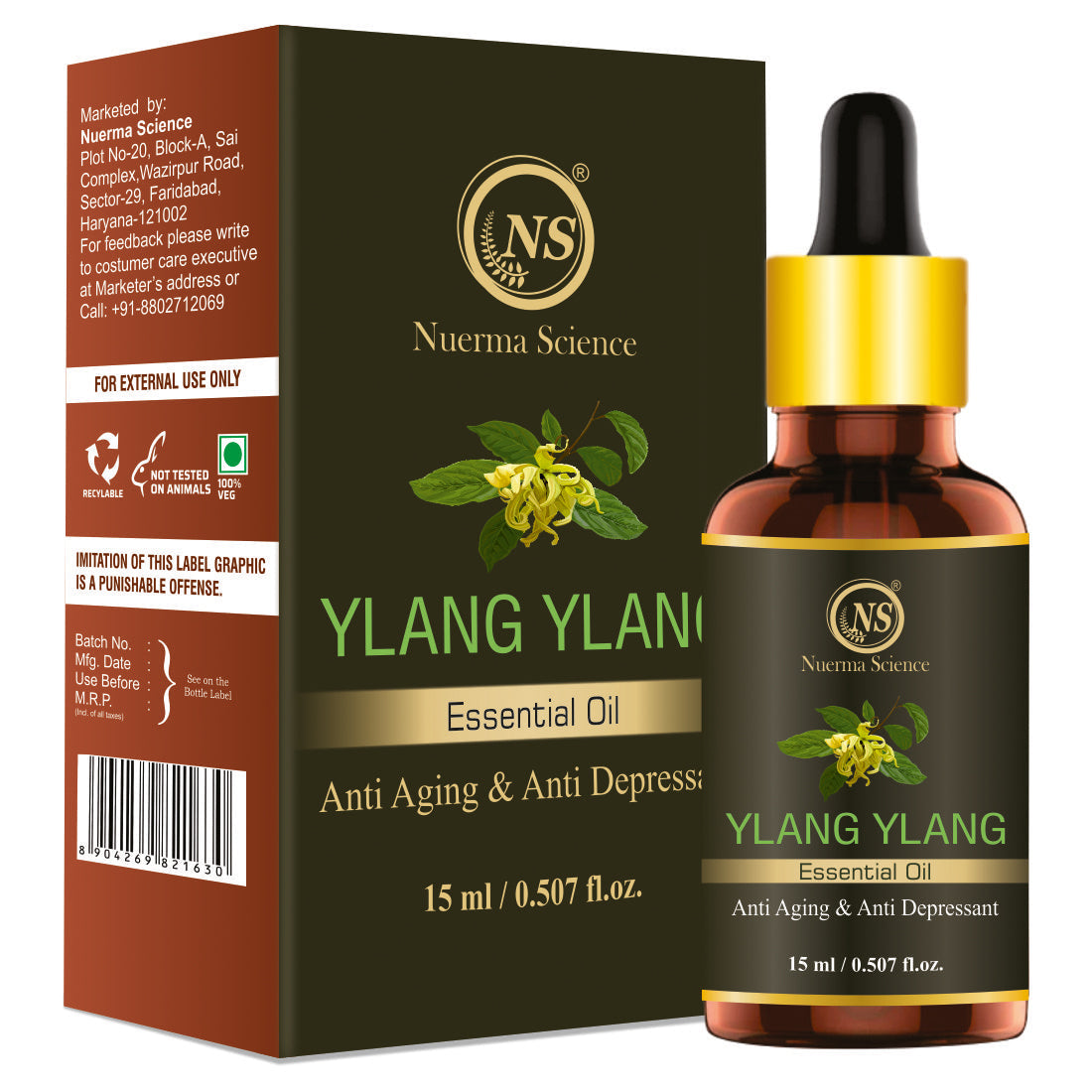 Nuerma Science Ylang Ylang Essential Oil - Distacart