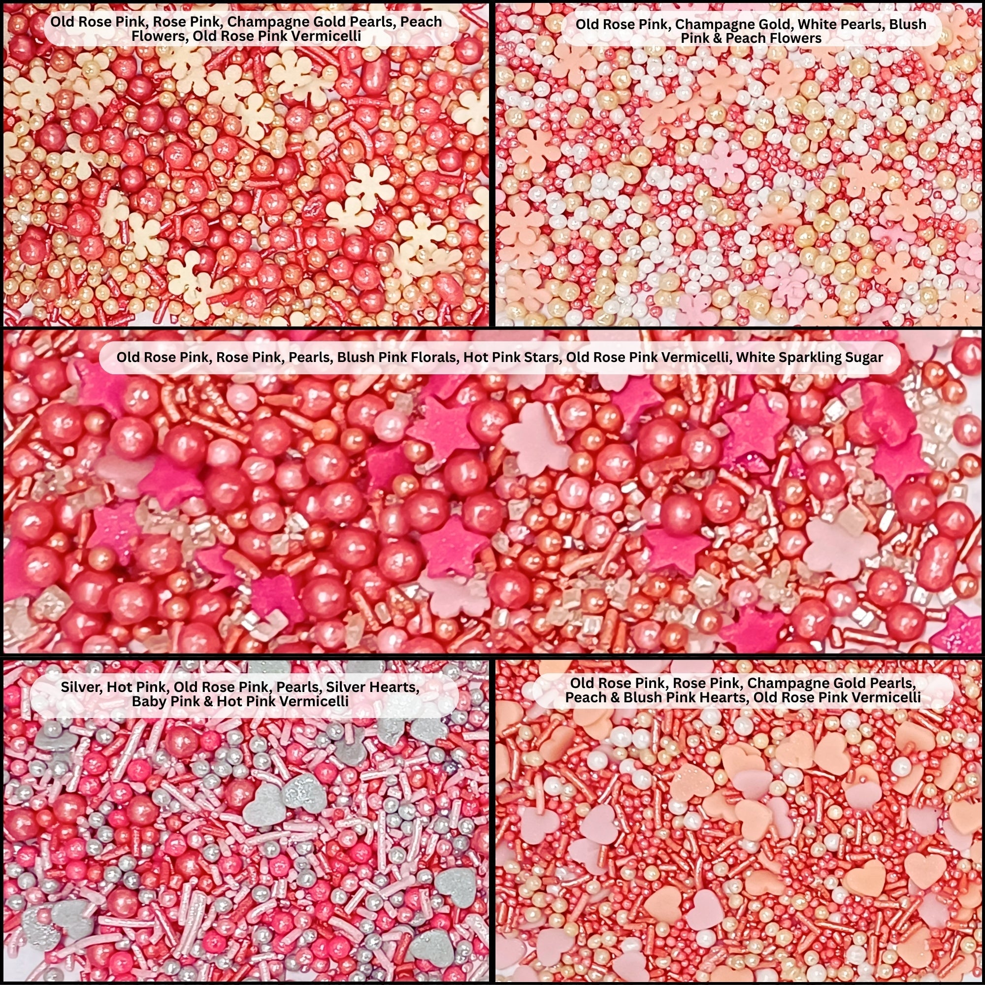 valentine sprinkles vs multipack 15 100 gms