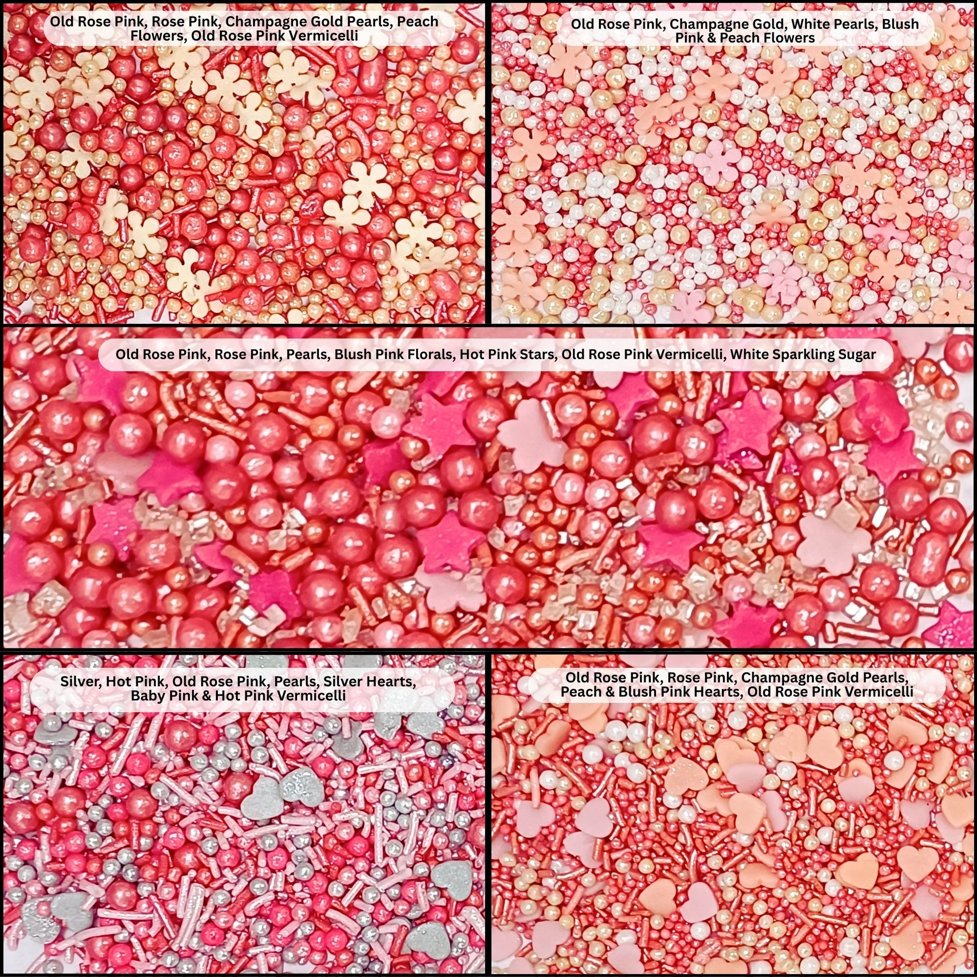 valentine sprinkles vs multipack 15 100 gms