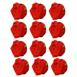 Thumbnail for confect edible rose topper edible rose for cake decorations red edible rose pack of 12
