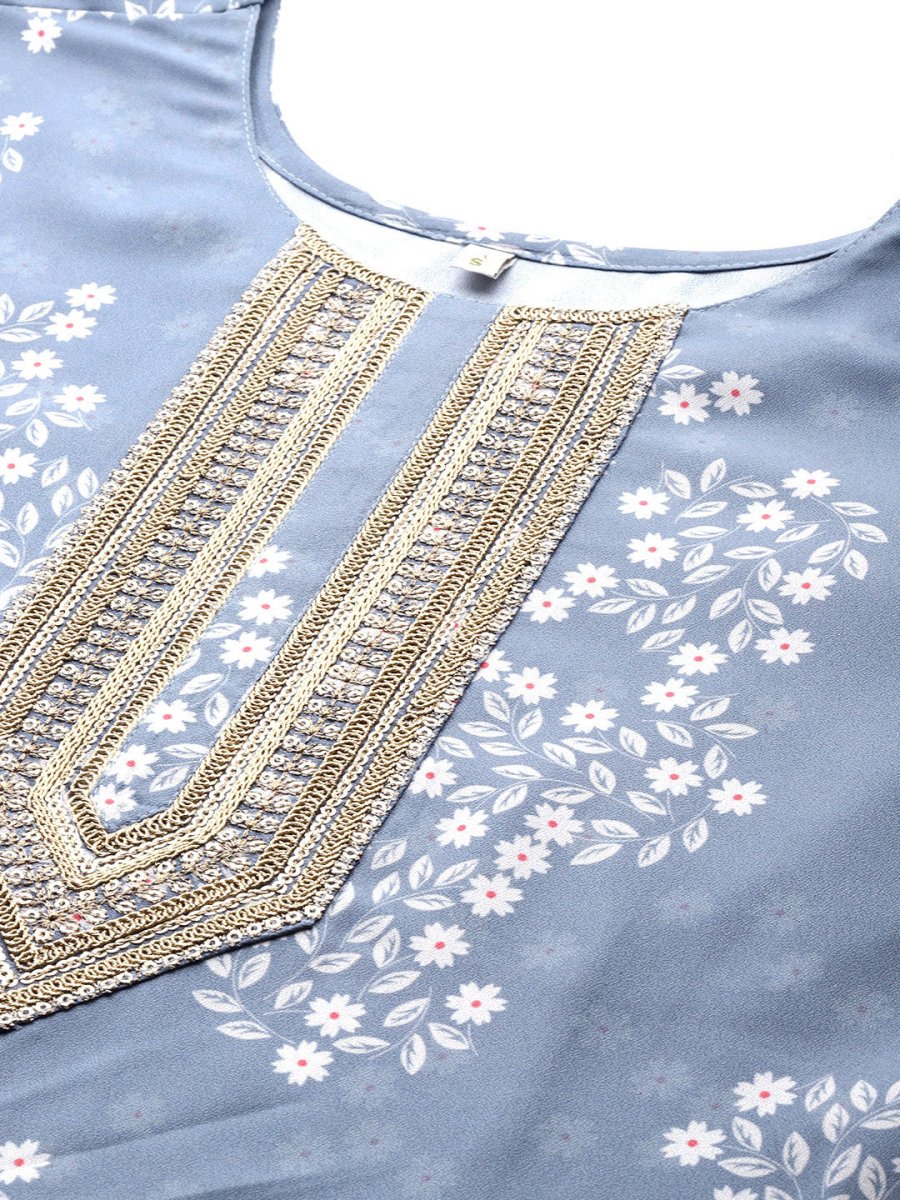 Ahalyaa Women Embroidered Floral Printed Co-ords - Distacart