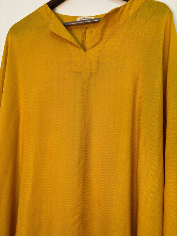 trueBrowns Yellow Chevron Co-ord Set