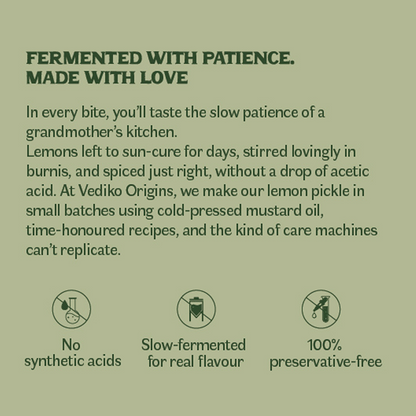 Vediko Origins Lemon Pickle - Distacart