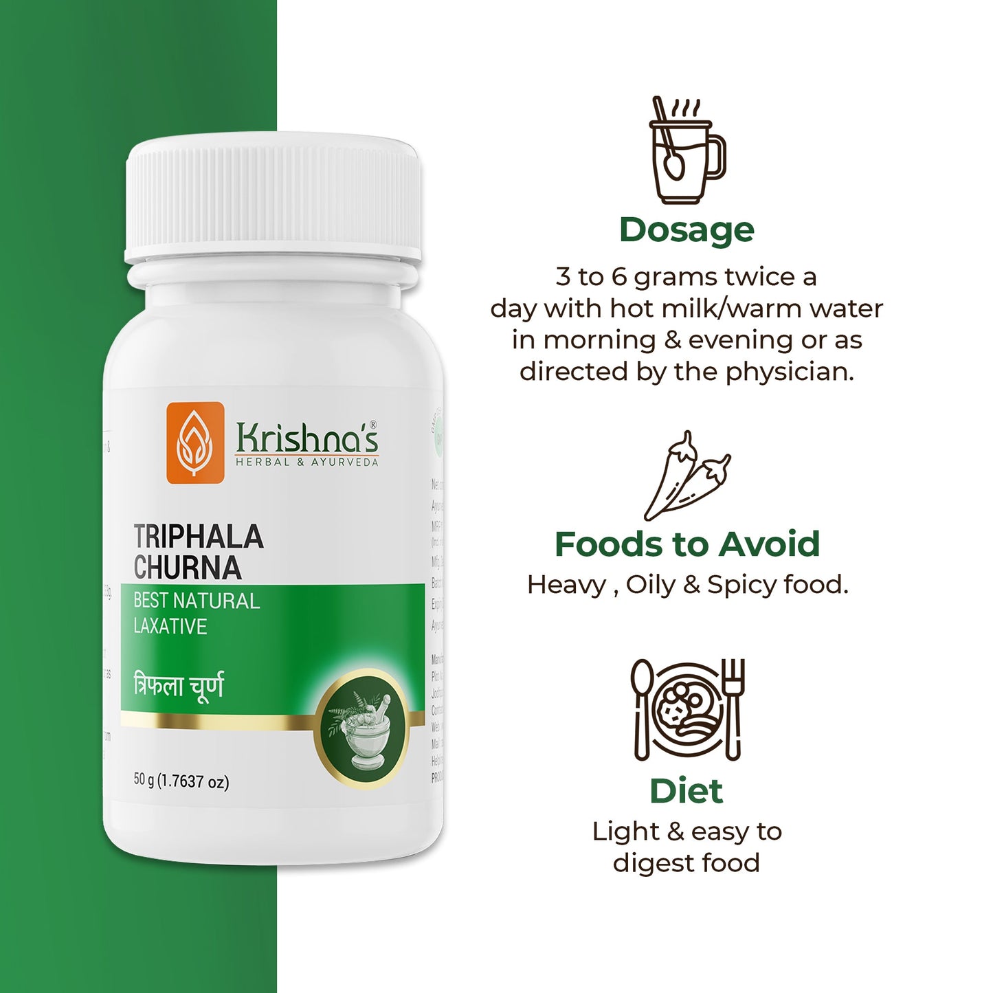 Krishna'S Herbal & Ayurveda Triphala Churna - Distacart