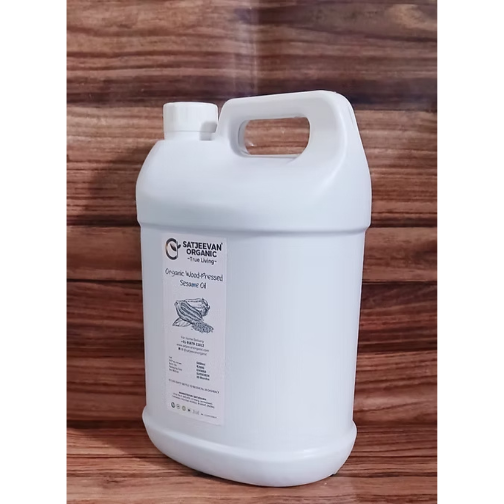 Satjeevan Organic Wood-Pressed Sesame Oil