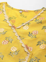 Thumbnail for Ahalyaa Floral Printed Embellished Tunic - Distacart
