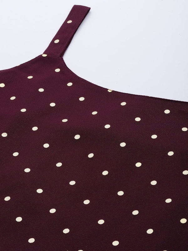 Ahalyaa Geometric Printed Net Tunic With Lace Inserts - Distacart