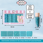 Thumbnail for confect sprinkles for cakes cupcakes decoration usp 6sky blue copy