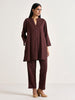 trueBrowns Cola Brown Relaxed Fit Co-Ord Set - Distacart