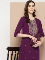 Thumbnail for Ahalyaa Women Floral Yoke Design Regular Kurta with Palazzos - Distacart