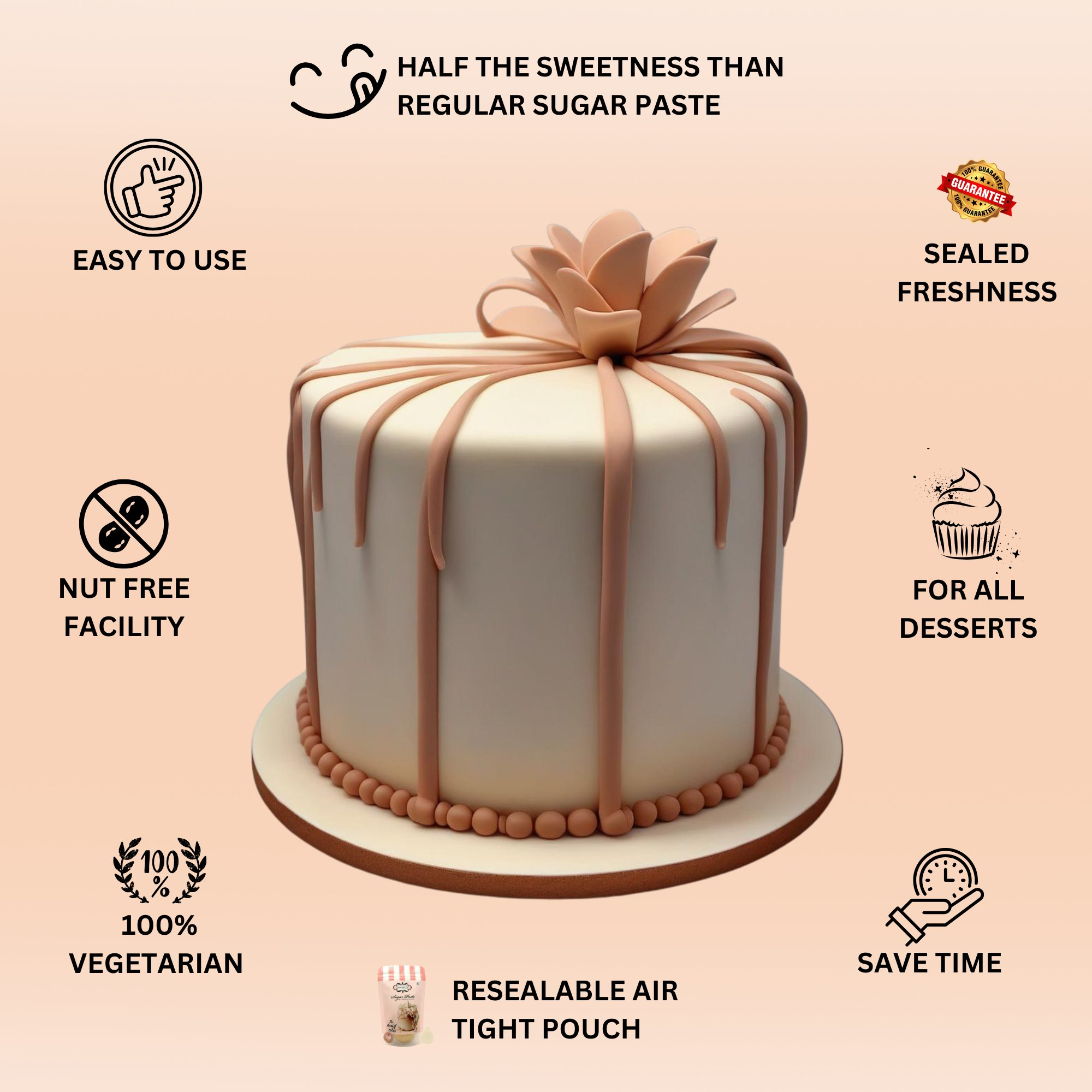 confect skin sugarpaste br b 250 gms b