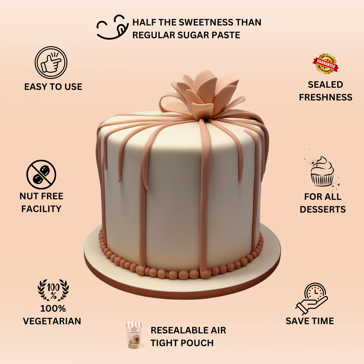 confect skin sugarpaste br b 250 gms b