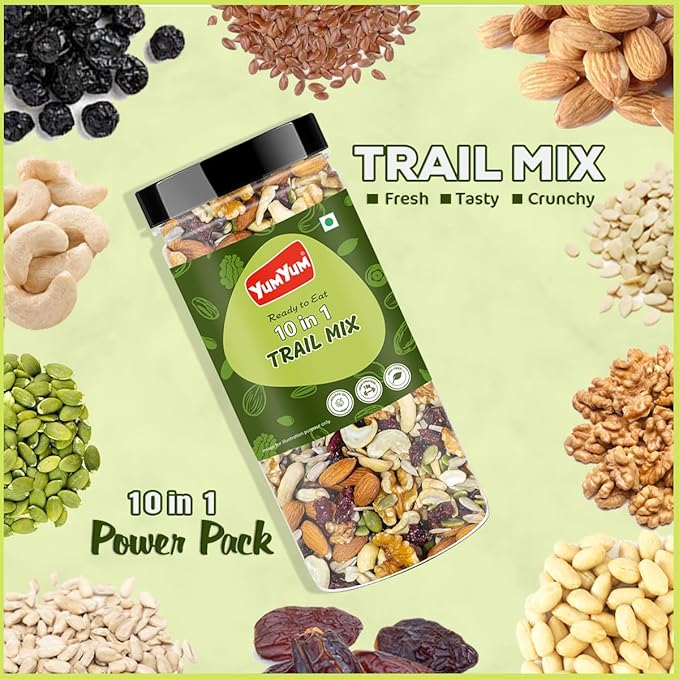 Yum Yum 10 In 1 Trail Mix Jar - Dista