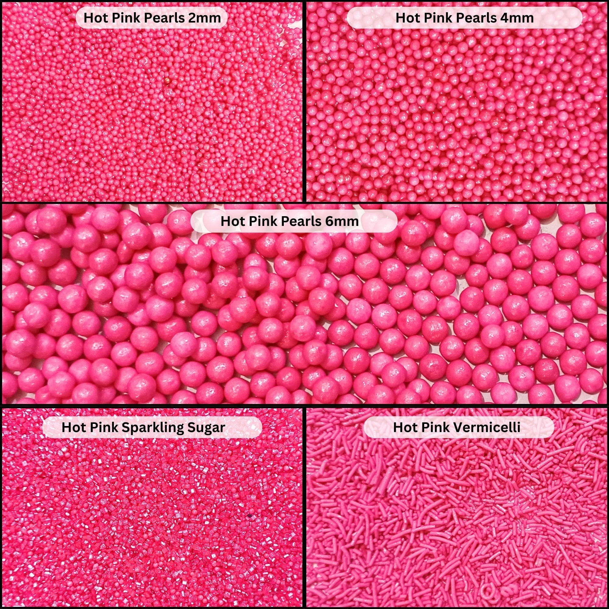 sprinkles for cakes cupcakes decoration usp 7hot pink