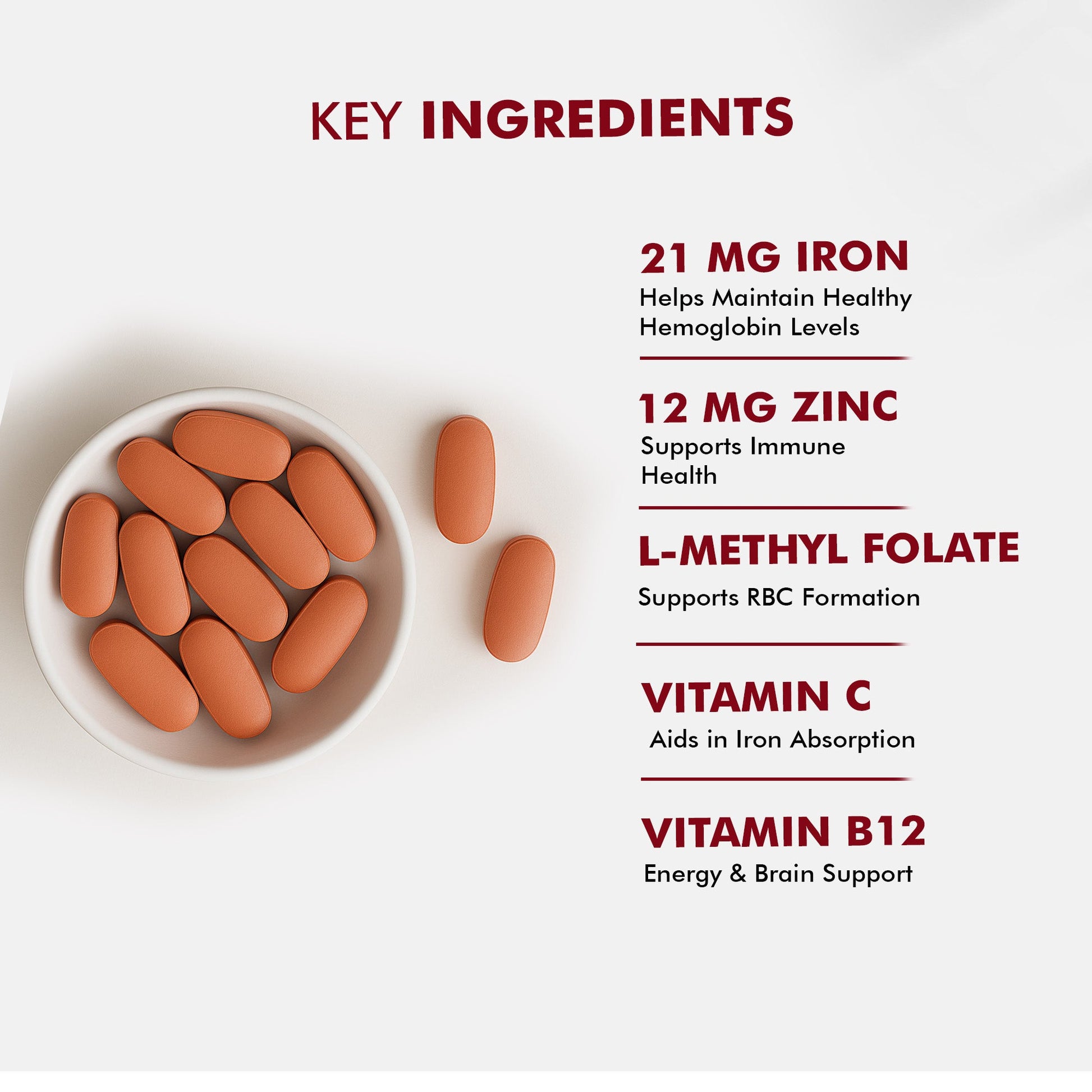 Dr Morpen Iron & Zinc Tablets - Distacart