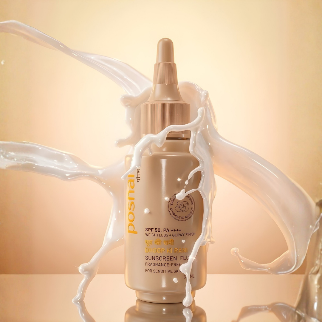 Poshan Skincare Dhoop Ki Rani Spf 50+ Sunscreen Fluid - Dista