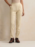 Thumbnail for trueBrowns Beige Woollen Pants