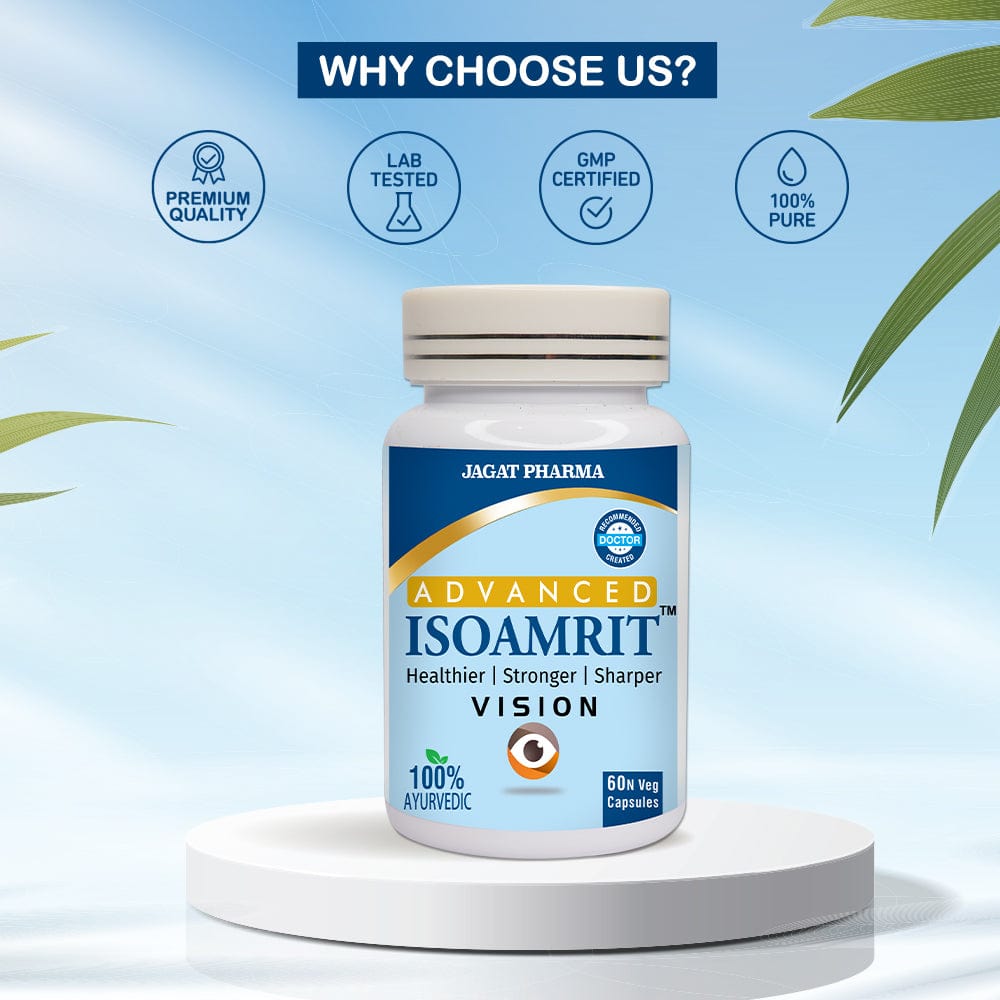 Jagat Pharma ISOAMRIT Eye Care Capsules For Dry Eyes - Distacart