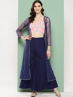 Thumbnail for Ahalyaa Printed Ethnic Co-Ords with Shrug - Distacart