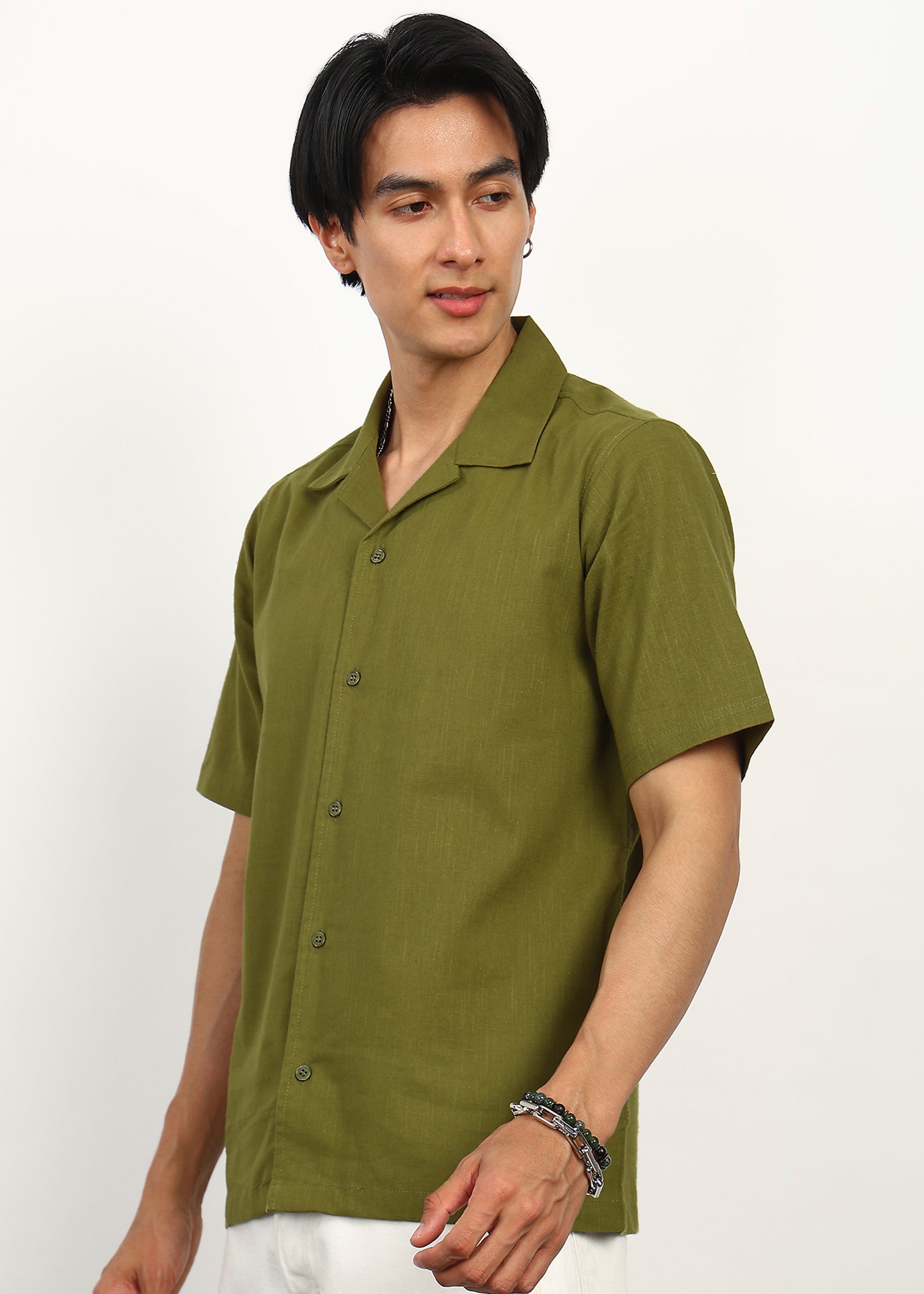 Fabmade Olive Ease Shirt - Distacart