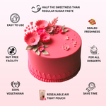 Thumbnail for confect melon pink sugarpaste br b 250 gms b