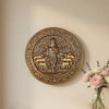 krishna art wall plate